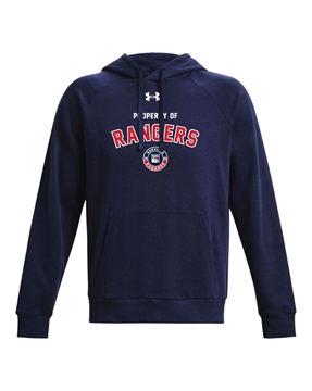Picture of Property Of Rangers Men's UA Rival Fleece Hooded Sweatshirt